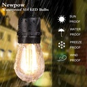 Ampoules Decorative S14  2W - E27 2700K AV-S141 Pack 15xPcs