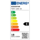AIGOSTAR LED E6 EDGE-LIT DOWN LIGHT 18W  ROUND/FLUSH-MOUNTED