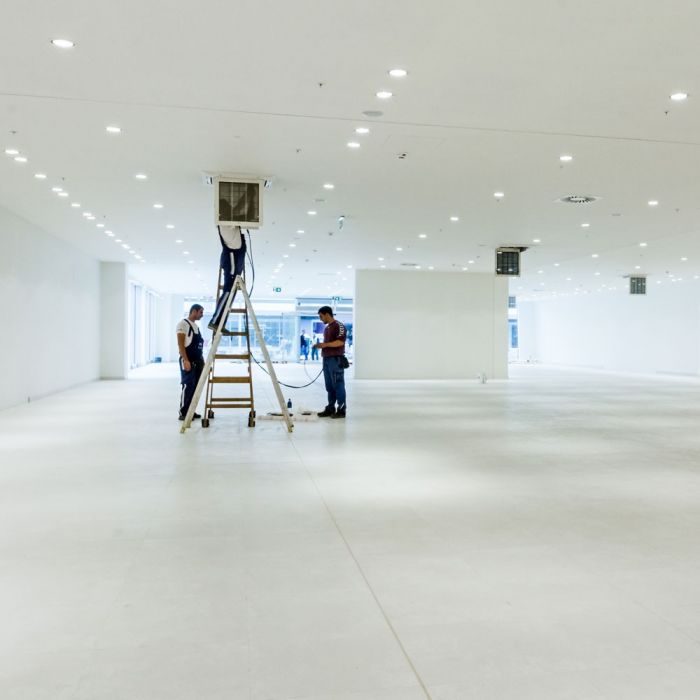 VT-775 GU10 FITTING  ROUND-SILVER GREY