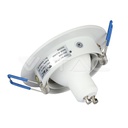 VT-782 1xGU10 FITTING ROUND WHITE Size: D91mm Cutout size: Φ75mm Lamp: GU10&amp;MR16