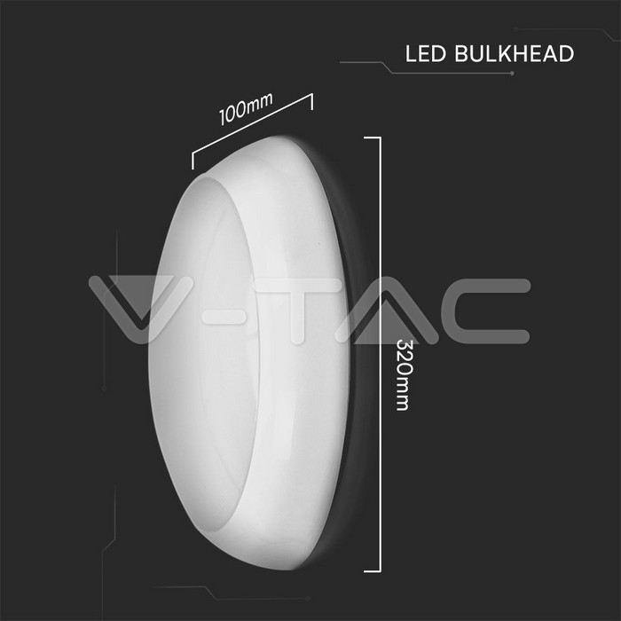 VT-15 15W FULL ROUND DOME LIGHT WITH SAMSUNG CHIP  IP65