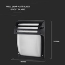 VT-754 WALL LAMP-MATT BLACK(FROST GLASS)