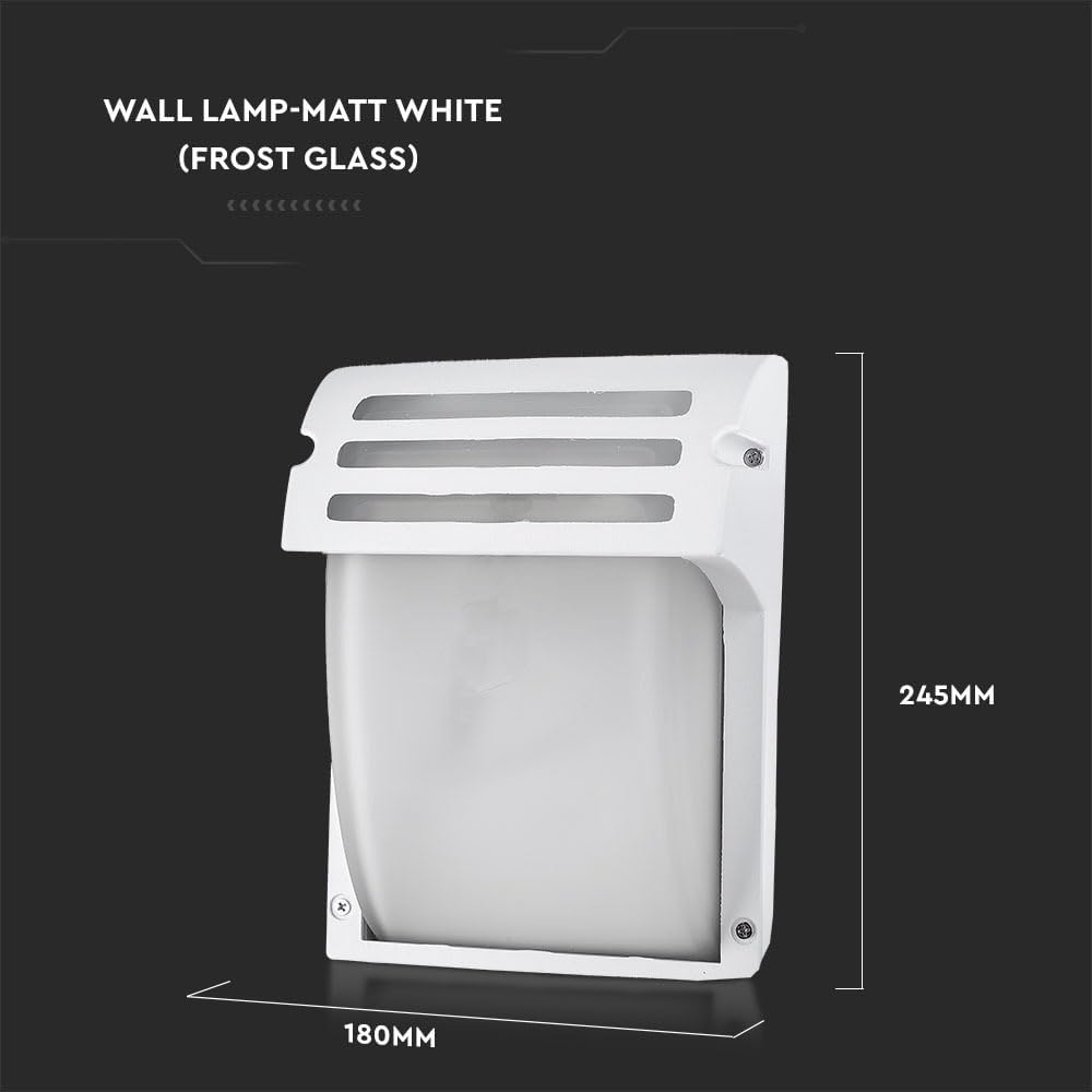 VT-754 WALL LAMP -MATT WHITE(FROST GLASS)