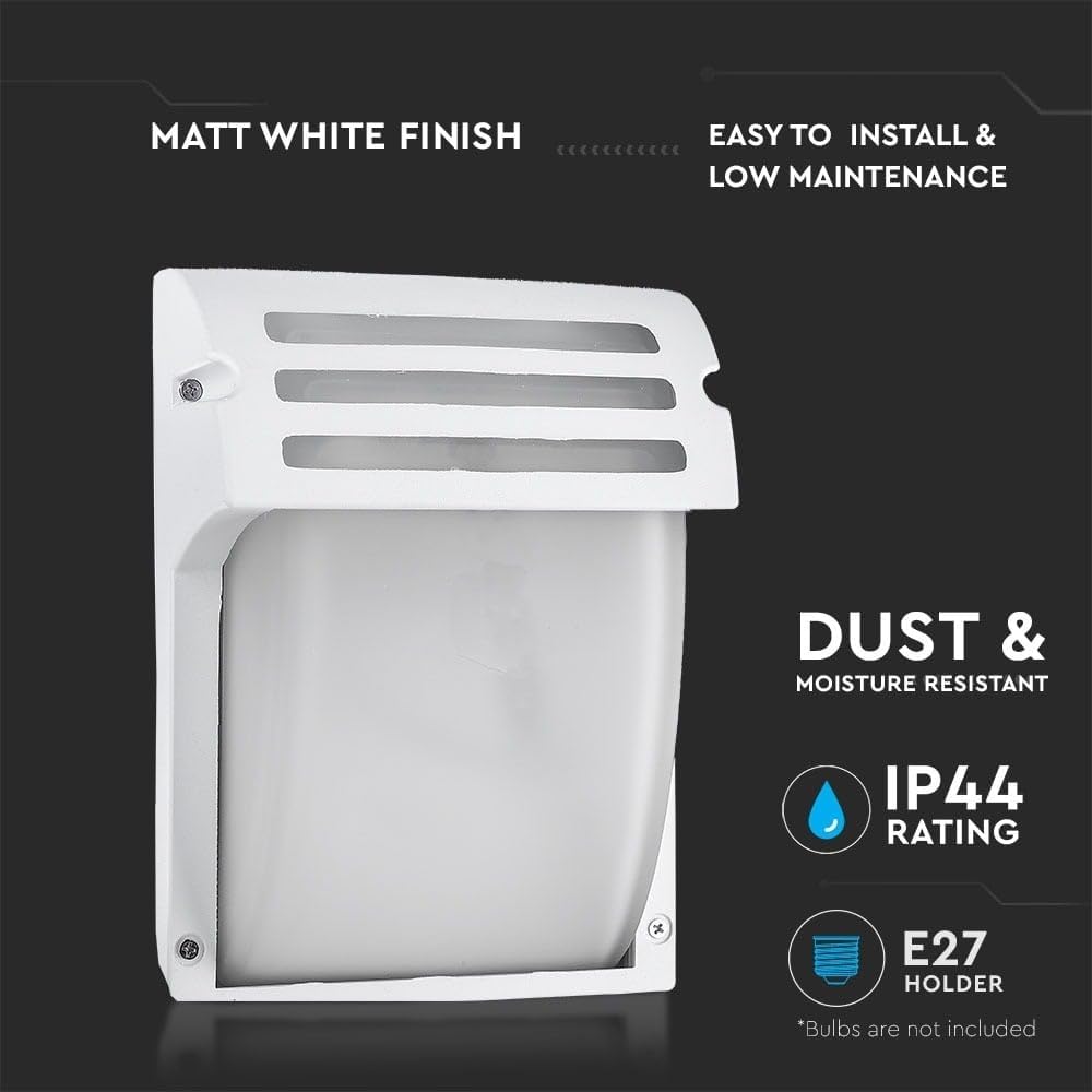 VT-754 WALL LAMP -MATT WHITE(FROST GLASS)