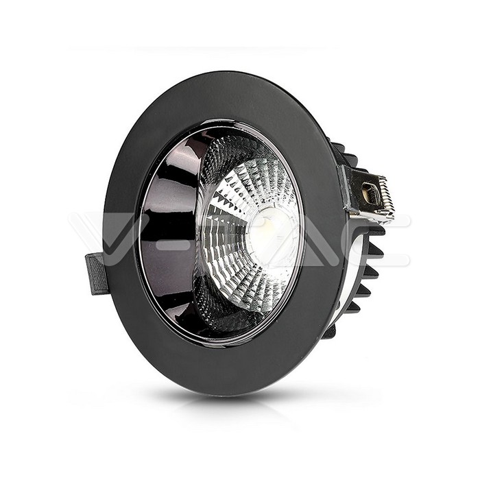 VT-2-33 30W LED REFLECTOR COB DOWNLIGHT WITH SAMSUNG CHIP  BLACK HOUSING