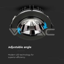 VT-2-33 30W LED REFLECTOR COB DOWNLIGHT WITH SAMSUNG CHIP  BLACK HOUSING