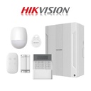 Hikvision  DS-PHA64-Kit-WE(B) Kit  AX HYBRID PRO Filaire  8 zones intégrées et peut être étendu à 56 zones câblées/sans fil