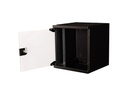ROLINE 10" Coffret mural ROLINE 10 pouces 6 U, 312x300 LxP noir