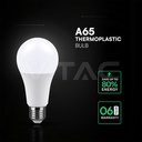 VT-2015 15W A65 LED PLASTIC BULB  E27 200'D