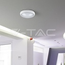 VT-8014 8W FULL OVAL IP54 DOME LIGHTS  WHITE BODY - 6400K Cold White