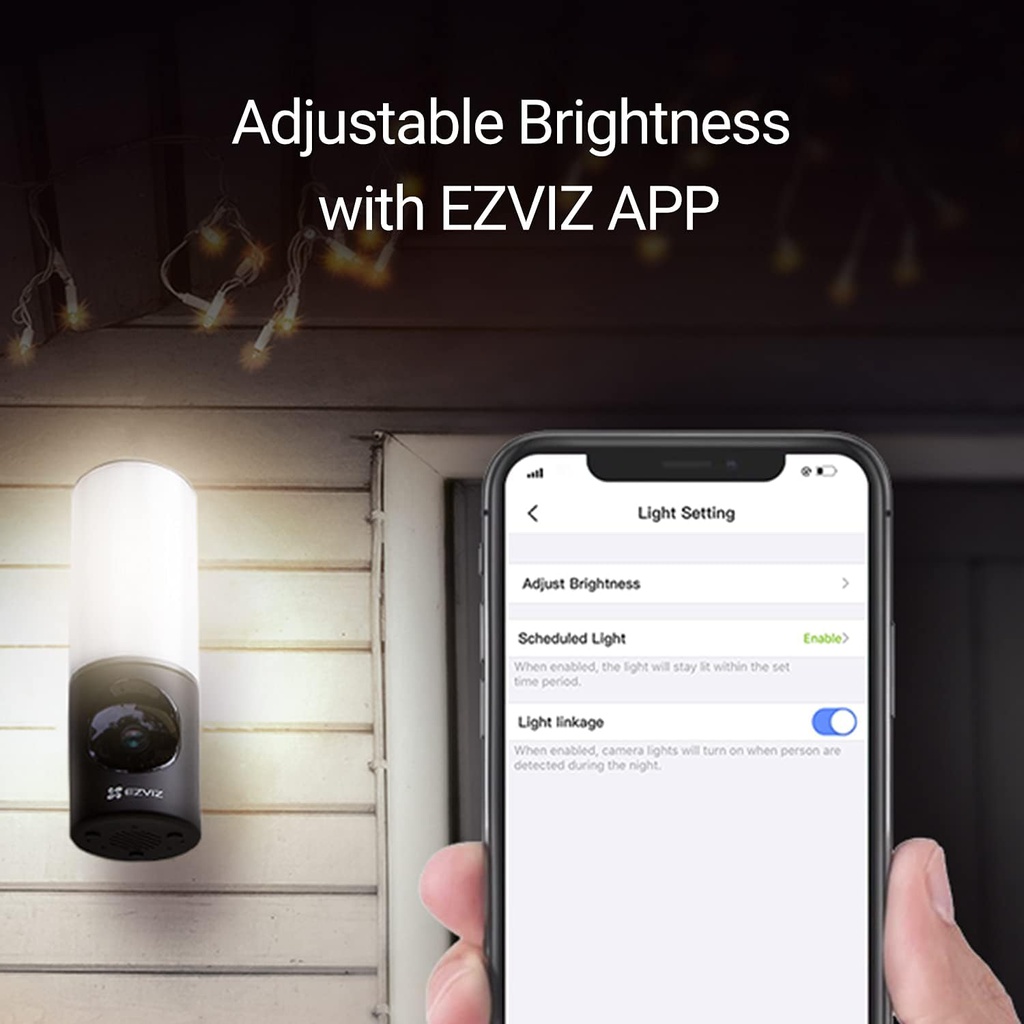 Ezviz EZVIZ LC3 -Caméra murale de sécurité intelligente avec projecteur