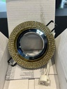 CR-776R/GD PROJECTEUR ROND MR16 CRISTAL DORÉ