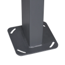 VK‑POLE‑1.5M‑G Poteau métallique de 1,5 mètre en gris foncé. Fabriqué en acier Q195. Conçu pour l'installation des platine de rue et de systèmes de contrôle d'accès extérieurs