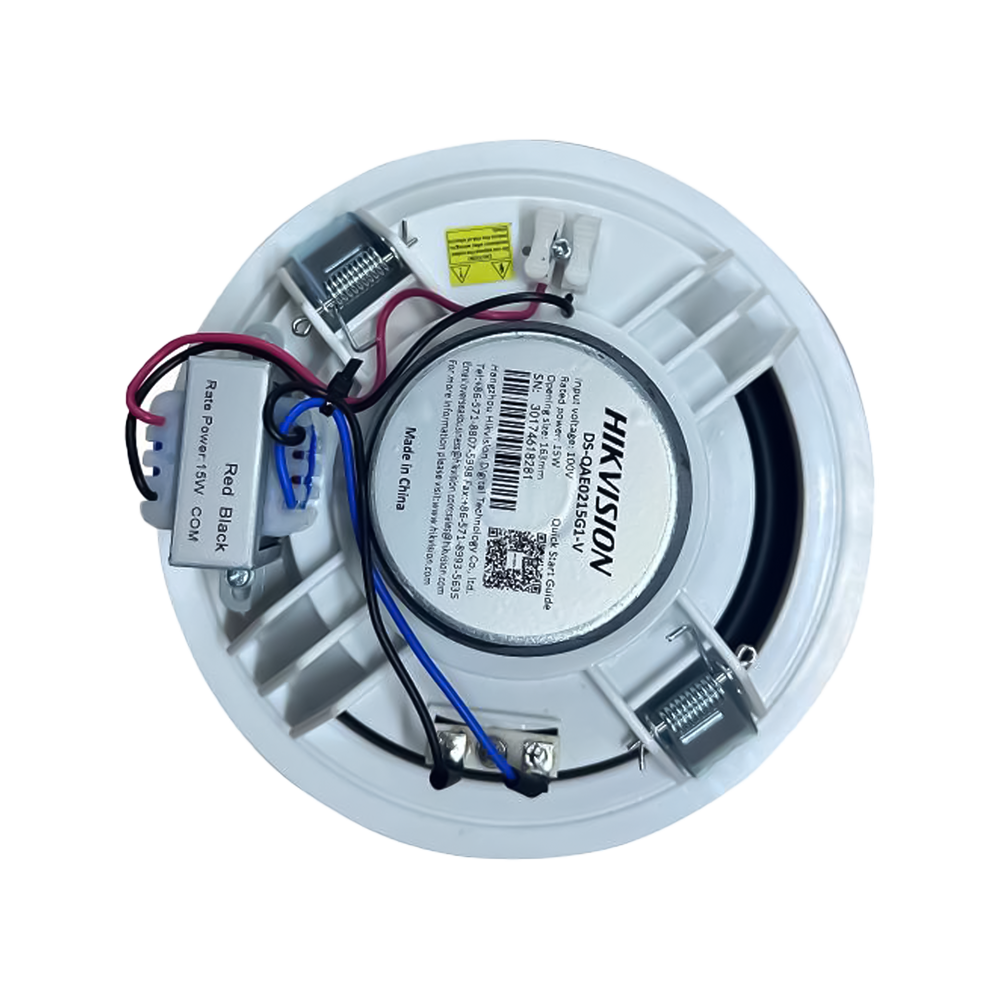 Hikvision DS-QAE0215G1-V  Haut-parleur de plafond analogique 15 W