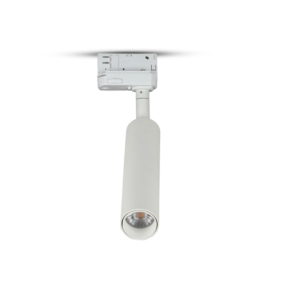 VT-407 7W LED-SPOORLAMP MET SAMSUNG-CHIP 5 JAAR GARANTIE, WITTE BEHUIZING