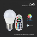 VT-2224 3,5W G45 LED SMART LAMP MET RF-BESTURING DIMBAAR E27