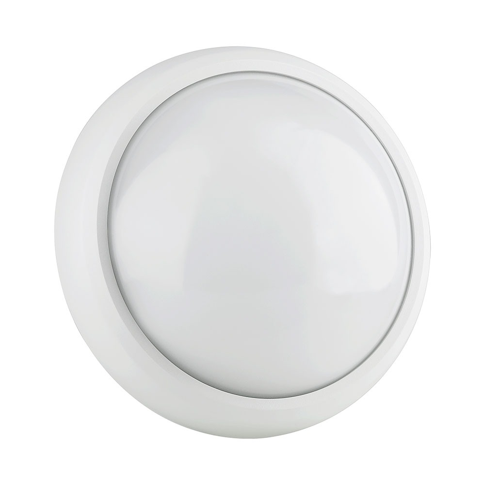 VT-8015 12W FULL ROUND IP54 DÔME LUMINEUX CORPS BLANC