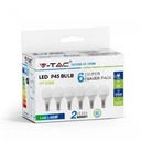 VT-2266 5,5W P45 LED-LAMP VAN KUNSTSTOF E14 6 STUKS/PAK