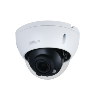 DAHUA IPC-HDBW2541R-ZAS 2,8-12 mm • Caméra dôme IP WizSense POE motorisée 5 MP • H.265+ • WDR 120 dB • IR jusqu'à 40 m • Carte SD • Micro • IP67 et IK10 • Métal