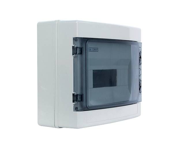 ELMARK Coffret GAMMA IP65 OPPERVLAK AVEC COUVERT 8 modules