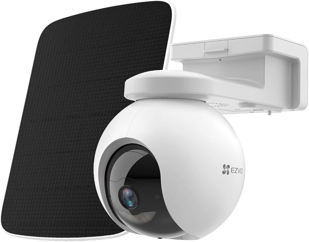 EZVIZ CS-HB8/SP  Battery Powered Pan and Tilt Wi-Fi Camera with solar panel 6,18W