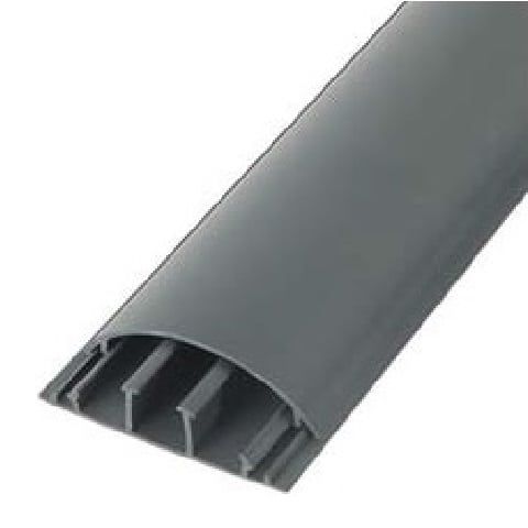 75x20 PVC OVERVLOERKANAAL GRIJS Staaf 2m