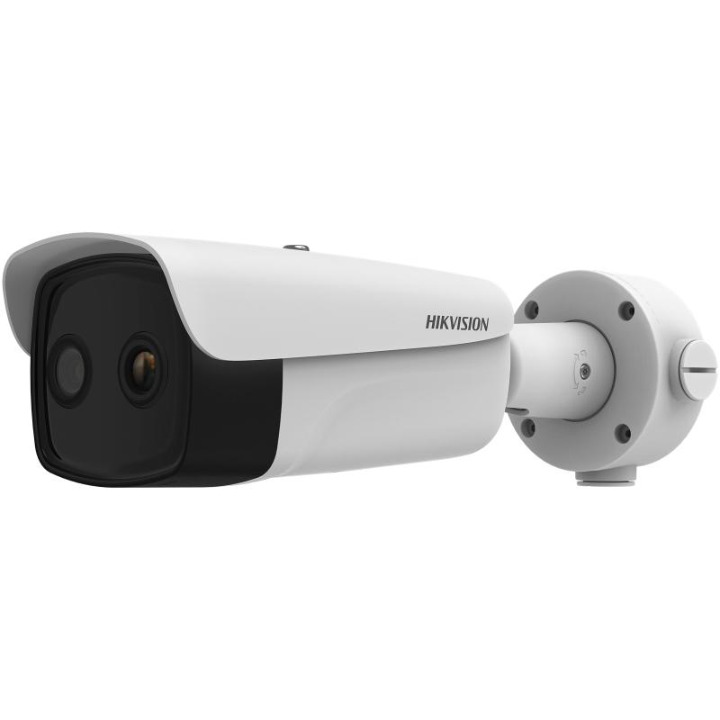 HIKVISION DS-2TD2637-10/QY Thermal et Optical Bi-spectrum Bullet Camera reseau, caméra bullet thermique double objectif, 4MP pour la caméra conventionelle  4mm / 9.7 mm- anti-corrosion, NEMA-4X