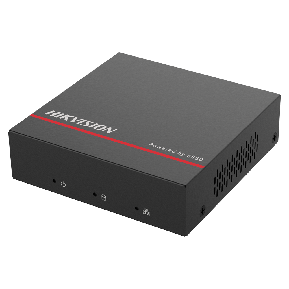 DS-E08NI-Q1(SSD 1T) Hikvision NVR IP 8-kanaals video - 4 Mpx - 60 Mbps 1 SSD-harde schijf (SSD 1 TB inbegrepen)