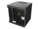 ROLINE 10-inch wandbehuizing 6 HE, 312x300 BxD zwart