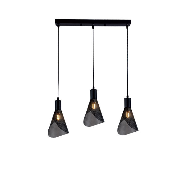 PARIS HANGER 3XE14 ZWART 955PARIS3P/BL
