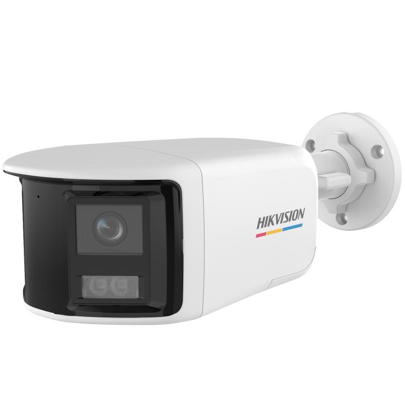 Hikvision DS-2CE12KF3TP-DLS 3K Turbo HD-camera's met ColorVu Dual-Lens 2,8 mm panoramische 180° vaste bulletcamera Smart-hybride licht 40 m