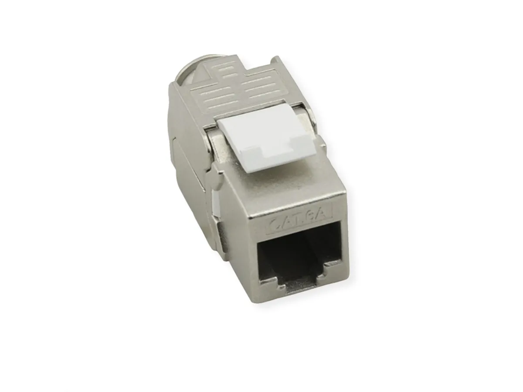 21.99.1807 ROLINE Keystone Jack, Cat.8 (Class I), RJ-45, STP gereedschapsvrij te installeren