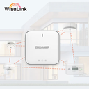 Passerelle sans fil Wisualarm HY-GW01A compatible avec les produits interconnectés sans fil WisuLink