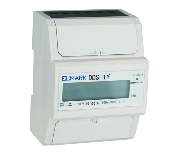 KWH-METER VOOR DIN-RAIL DDS-1Y-100 10/100 230 ÉÉN TARIEF