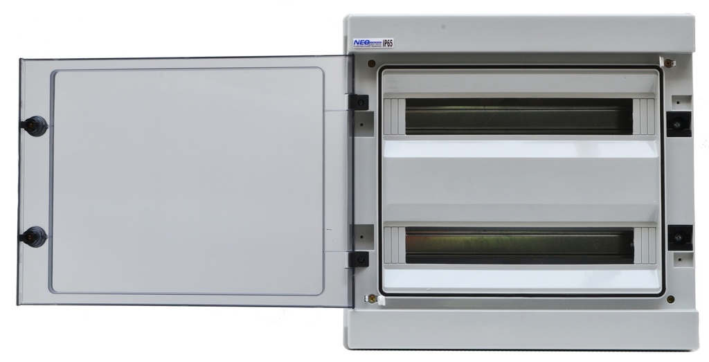 Verdeelkast - opbouwmontage - IP65 - 36 modules - 435 x 420 x 138 mm