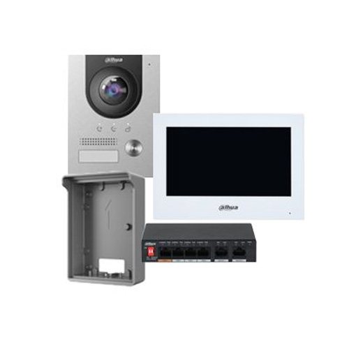 Kit Dahua KTP01 IP-POE Villa : station extérieure et moniteur intérieur