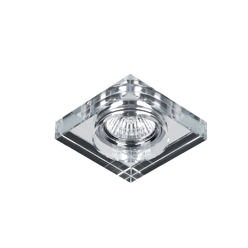 CR-778S/CL PROJECTEUR CARRÉ MR16 VERRE TRANSPARENT