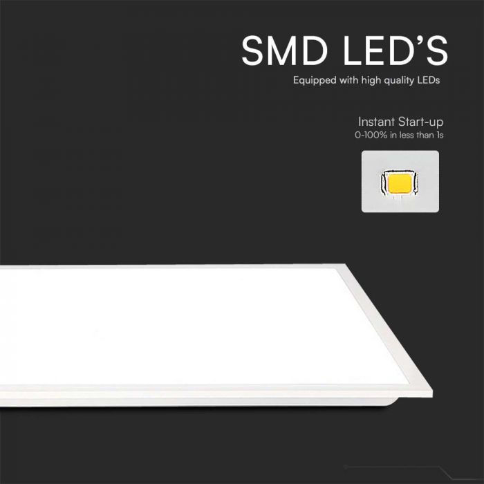 Panneau rétroéclairé LED VT-61140 40 W 1 200 x 300 mm, lot de 6 pièces