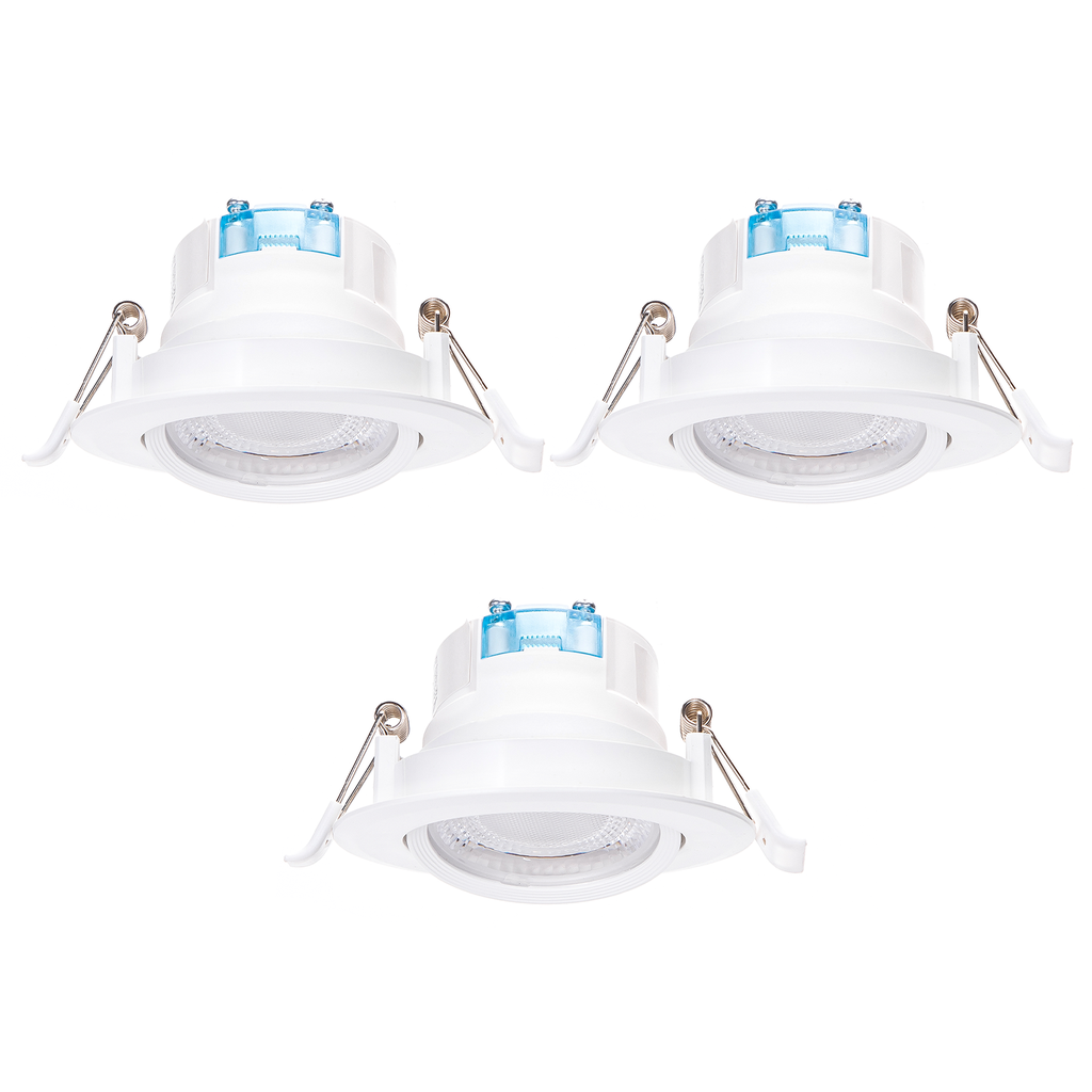 AVINET AV-503 (3 pièces/boîte) Spot LED Samsung rond 5 W orientable