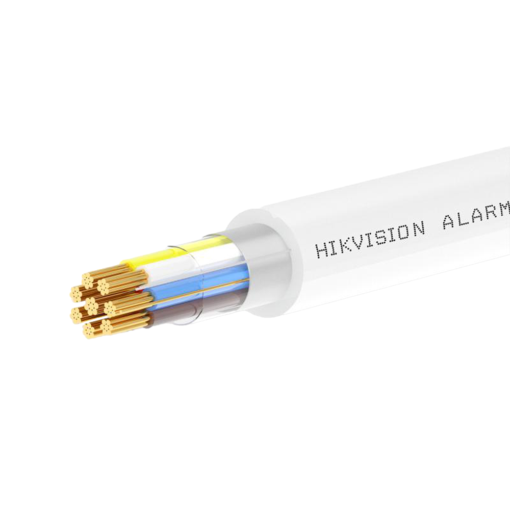 Hikvision DS-1AC2C6APL1 Alarm Cable (6+2) 6x0.22/2x0.75 - 100m - CPR Eca Certified