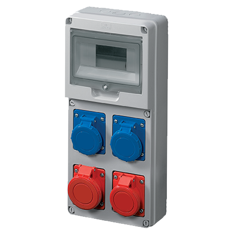 Carte industrielle IP44 3P32A-1/3P32A-1/4P16A-1/4P16A-1 Cat. №: 53EC690234A4