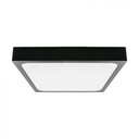  VT-8624-SQ Plafonnier LED 24W-4 000K, Samsung Chips , carré, cadre noir, IP44