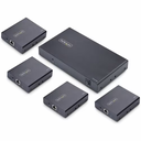 StarTech.com 4-Port HDMI Extender and Splitter Over CAT6, 4K 60Hz, Up to 230ft (70m), 1x4 HDMI over Ethernet Distribution Kit