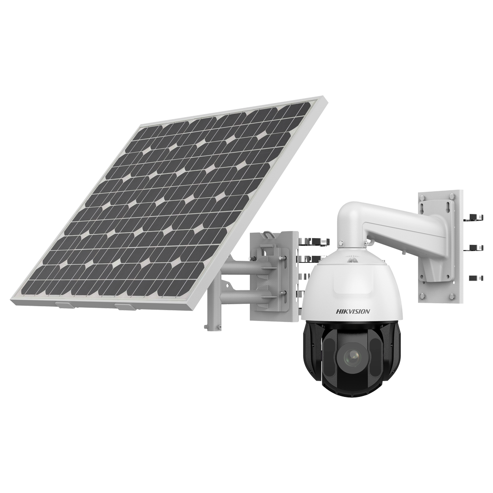 Hikvision DS-2DE5425IWG-K/4G Kit de caméra de sécurité PTZ  4 MP 25X Pro alimentée par énergie solaire 4G