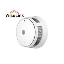 Détecteur de fumée interconnecté WisuAlarm By Dahua HY-SA40A-R8 Wisulink avec batterie de secours lithium-ion d'une durée de vie de 10 ans - Conforme à la norme EN14604