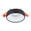VT-980 GU10 PASSEND RONDE ZWARTE FRAME + WITTE REFLECTOR