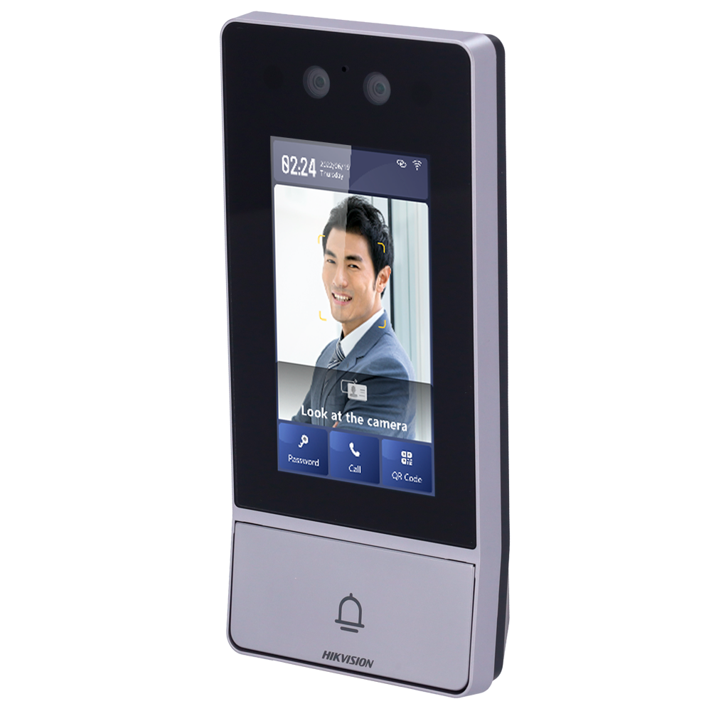 Hikvision DS-KV9503-WBE1 Interphone vidéo IP - POE 2x 2 MP - reconnaissance faciale