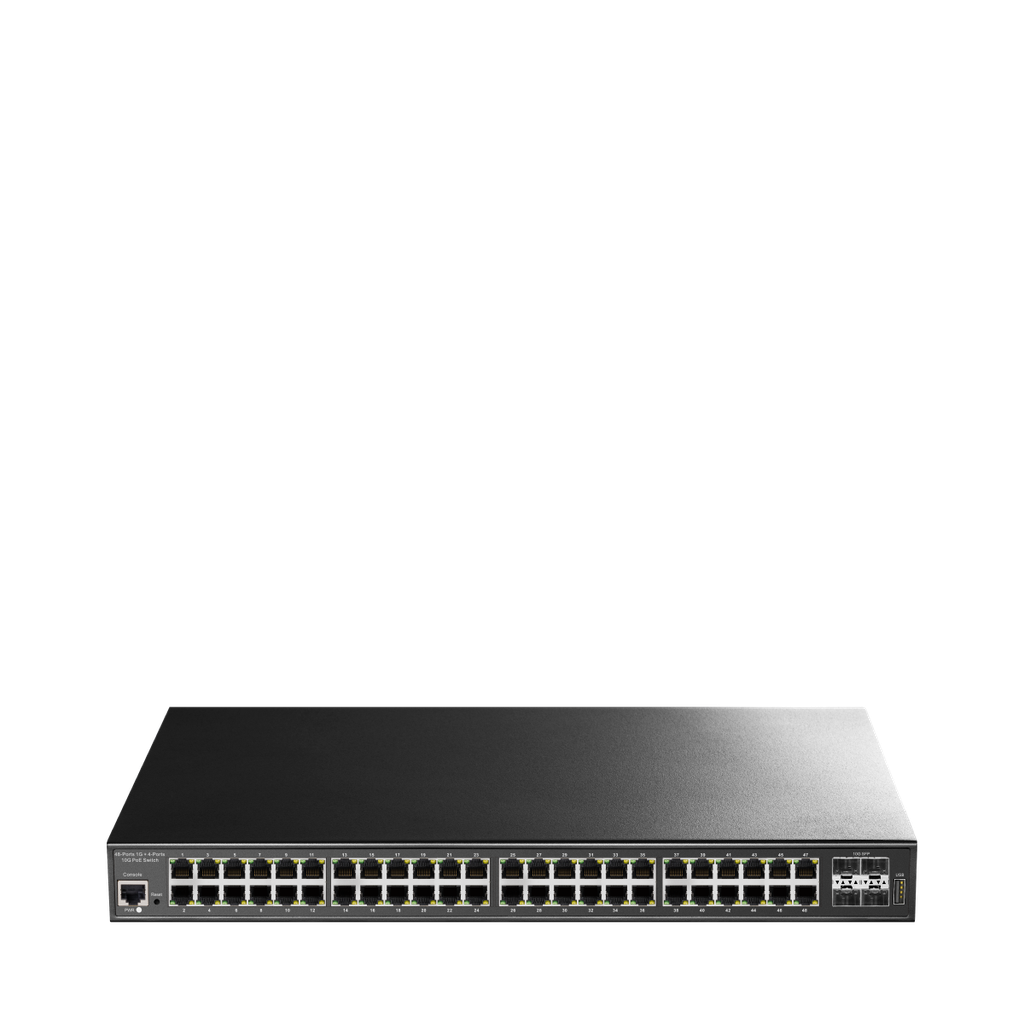 Cudy GS2048PS4-720W Switch Gigabit PoE++ beheerbare L2 met 4 poorten met 4 SFP 10G 720 W