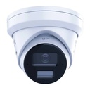 Hikvision DS-2CD2383G2-LI2U/SL Caméra IP tourelle 8 MP Blanche Fixe 2.8mm - Acusense et Double Eclairage hybride intelligent