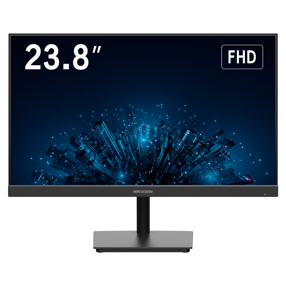 Hikvision DS-D5224F3-1V0SV/D 24-inch FHD Monitor with integrated decoder for 16 video channels and camera streams up to 32 MP